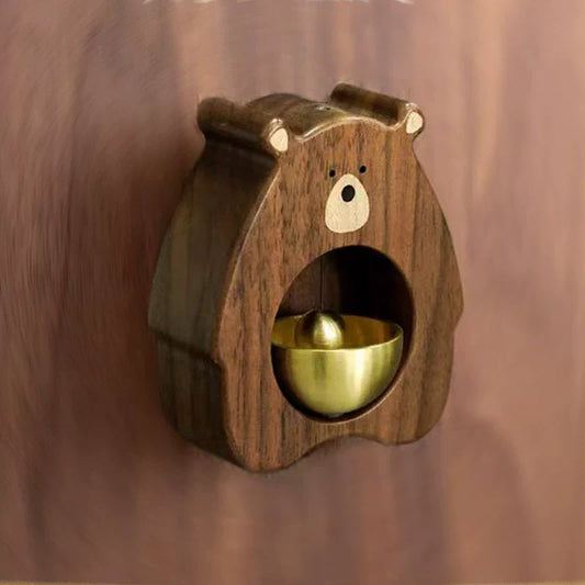 Bear Wooden Doorbell
